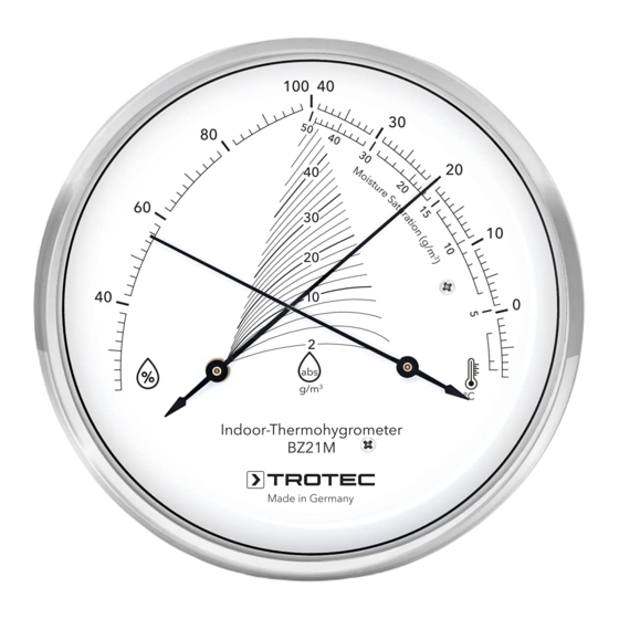 Trotec BZ21M Bedienungsanleitung