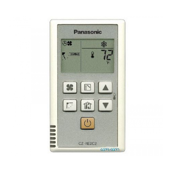 Panasonic CZ-RE2C2 Bedienungsanleitung