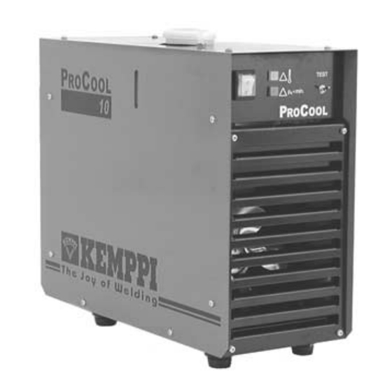 Kemppi ProCool 10 Gebrauchsanweisung