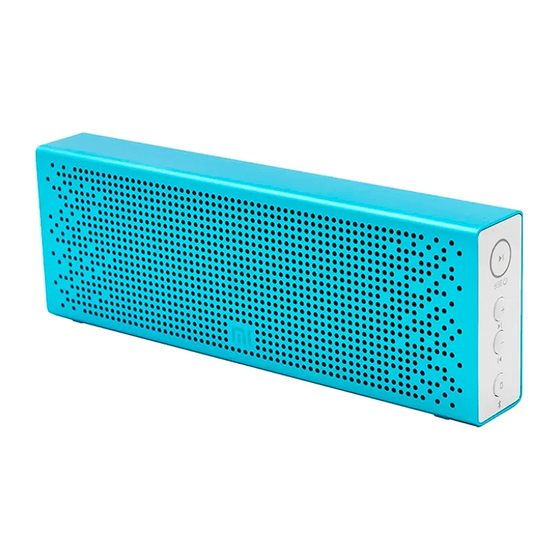 Xiaomi Mi Bluetooth Speaker Bedienungsanleitung