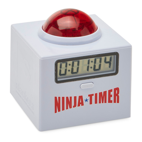 Slackers Ninjatimer Bedienungsanleitung