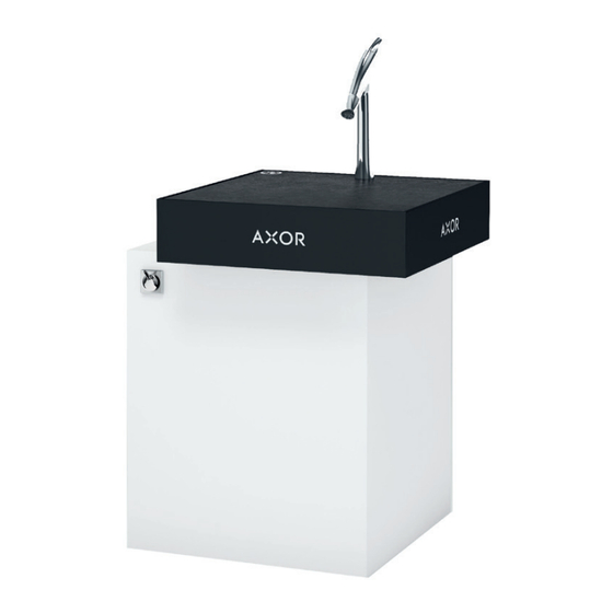 Axor ShowTec Fontana 60 Starck Organic 91215000 Gebrauchsanleitung, Montageanleitung