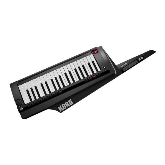 Korg RK-100S Bedienungsanleitung