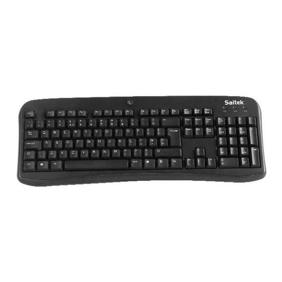 Saitek Compact USB Keyboard Bedienungsanleitung