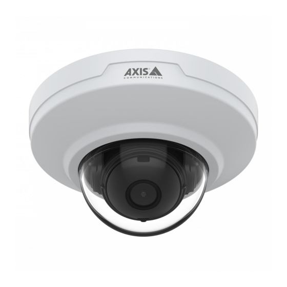 Axis Communications M30 Dome Camera Serie Benutzerhandbuch