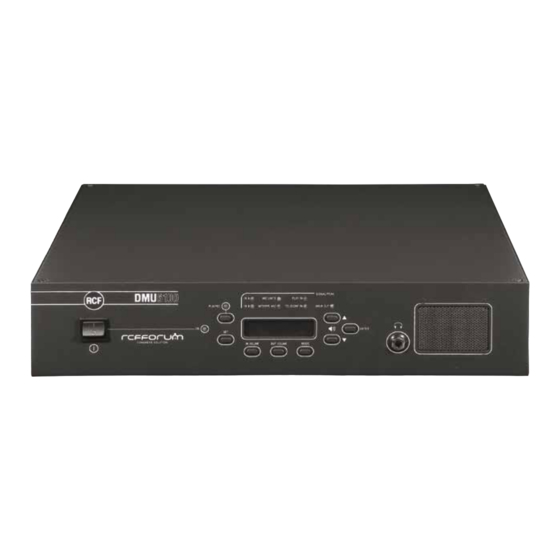 RCF Forum 6000 Benutzerhandbuch