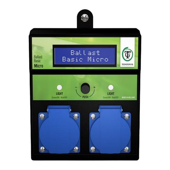 TechGrow Ballast Basic Micro Anleitung