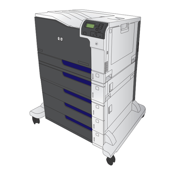 HP COLOR LASER JET ENTERPRISE M750-Serie Benutzerhandbuch