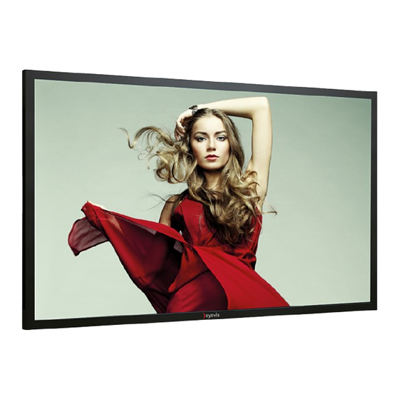 Eyevis EYE-LCD-5000-QHD Benutzerhandbuch