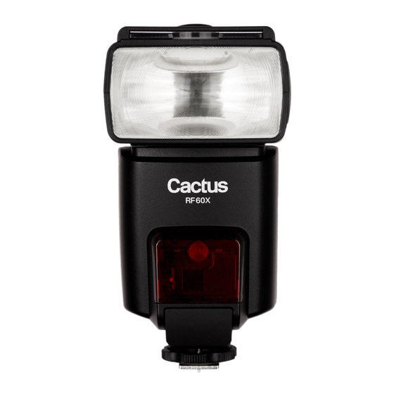 Cactus RF60X Benutzerhandbuch