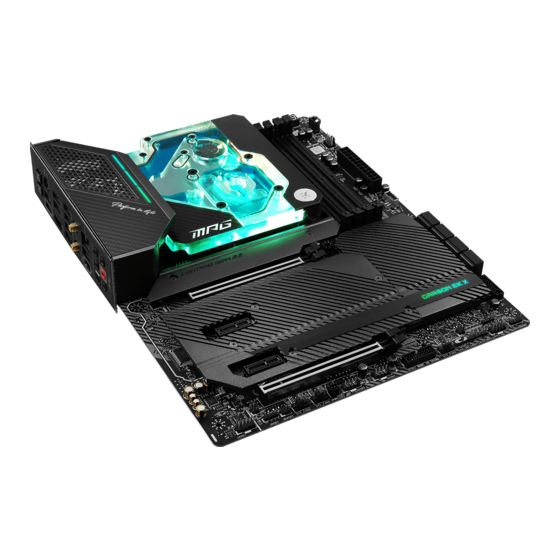 MSI MPG X570S CARBON MAX WIFI Benutzerhandbuch