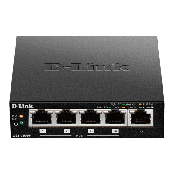 D-Link DGS-1005P Installationsanleitung