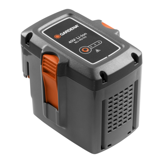 Gardena BLi-40/160 Betriebsanleitung