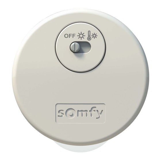 SOMFY Thermo Sunis Indoor WireFree RTS Handbücher