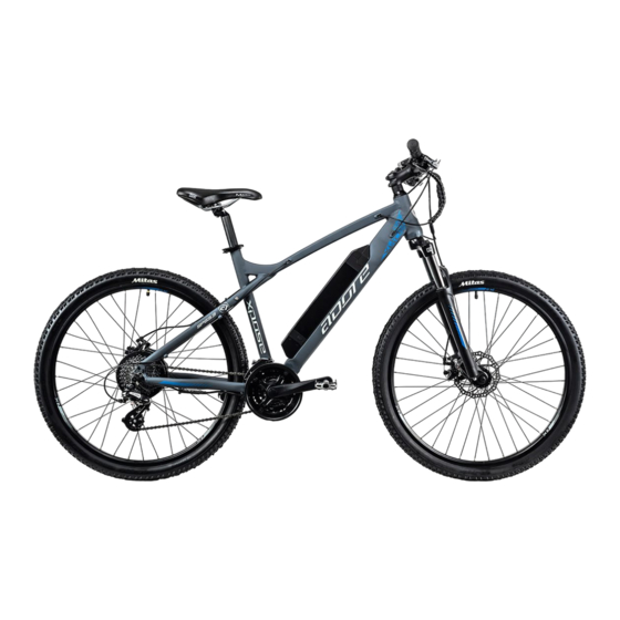 Adore XPOSE E-MTB Pedelec 215E Informationen Zum Gebrauch