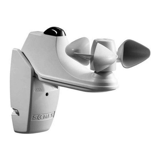 SOMFY soliris sensor rts Gebrauchsanweisung