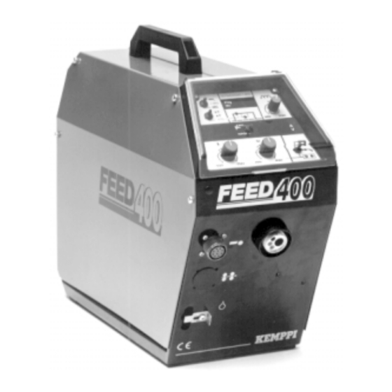 Kemppi Feed 400 Gebrauchsanweisung