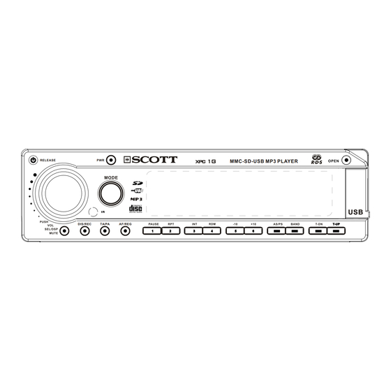 Scott XPC 1G Benutzerhandbuch Und Installationsanweisungen