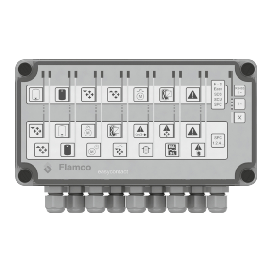 flamco Easycontact V5.0 Montage- Und Bedienungsanleitung