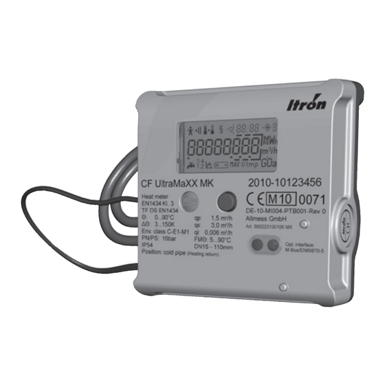 ITRON CF-UltraMaXX MK Montageanleitung