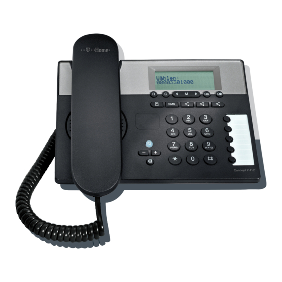 T-Mobile Concept P 412 Bedienungsanleitung