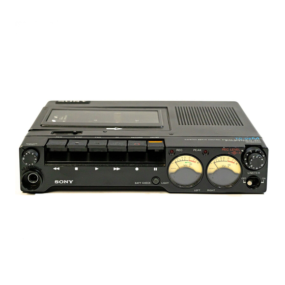 Sony TC-D5M Bedienungsanleitung