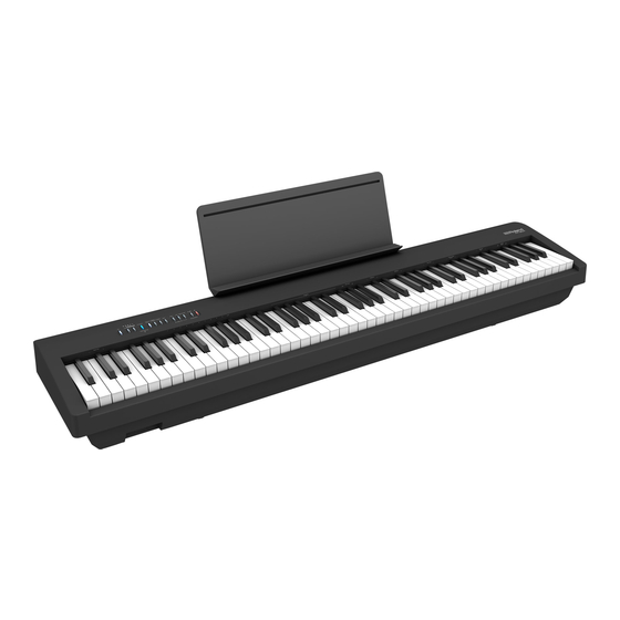 Roland FP-30X Bedienungsanleitung
