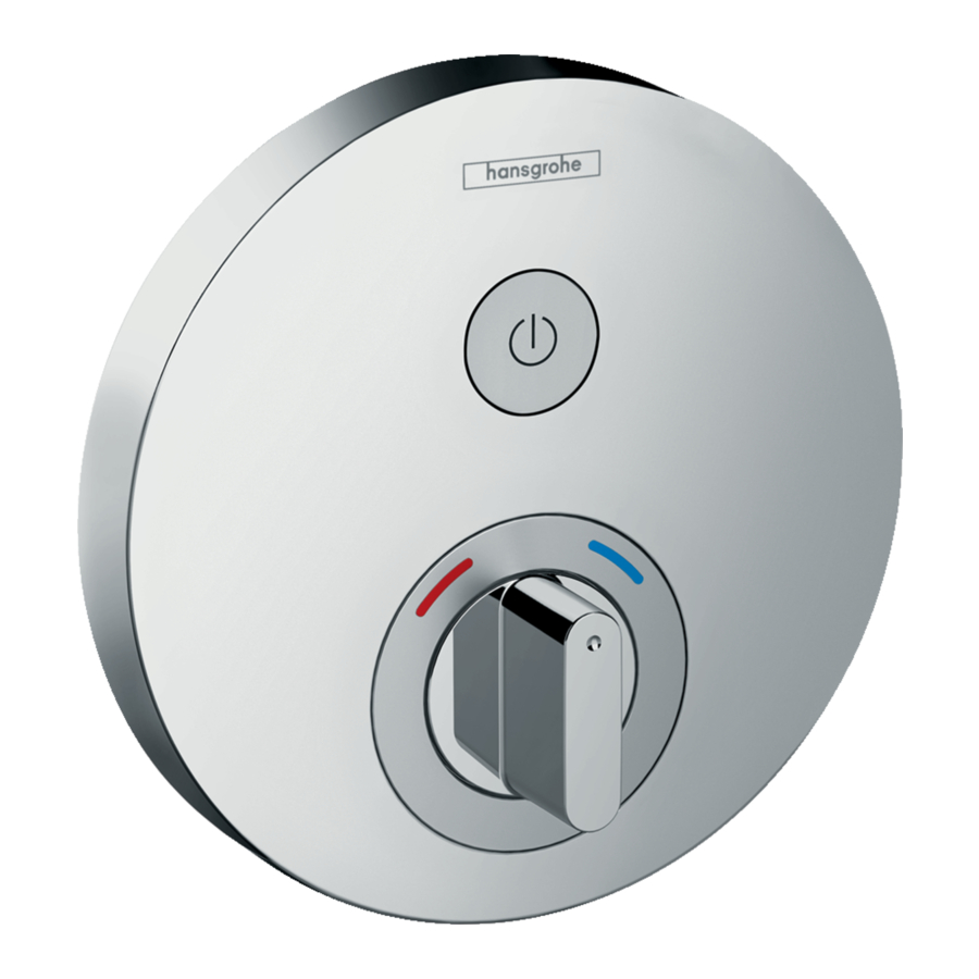HANSGROHE ShowerSelect S 15747000 Gebrauchsanleitung, Montageanleitung