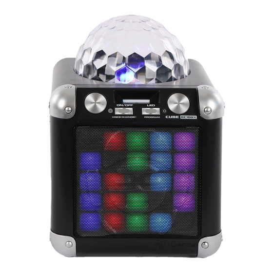 iDance DISCO CUBE BC-100L Handbücher