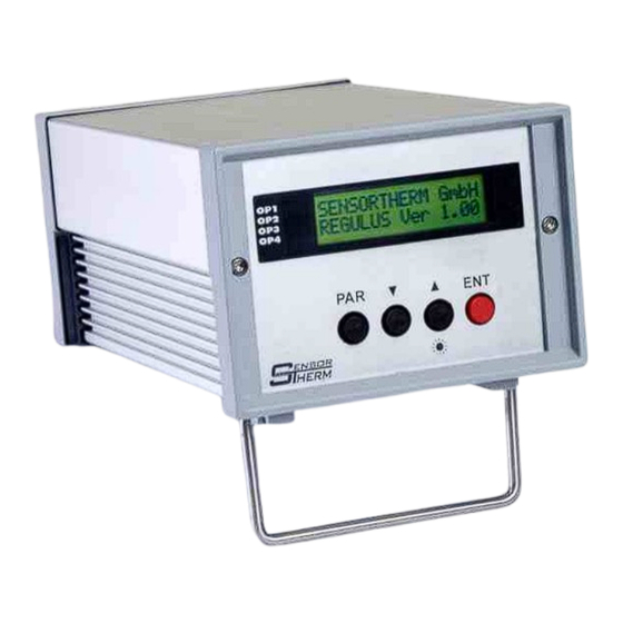 SensorTherm Regulus RP18 Zusatzbeschreibung