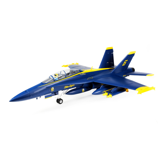 Horizon Hobby E-flite F-18 Blue Angels 80mm EDF Bedienungsanleitung