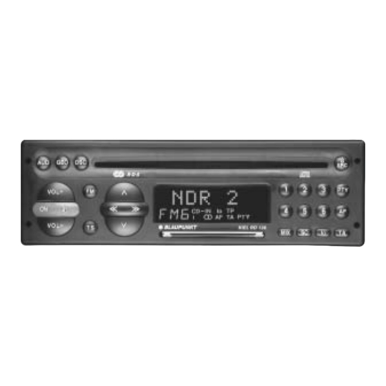 Blaupunkt Kiel RD 126 Bedienungsanleitung