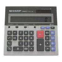 Sharp CS-2130 Bedienungsanleitung