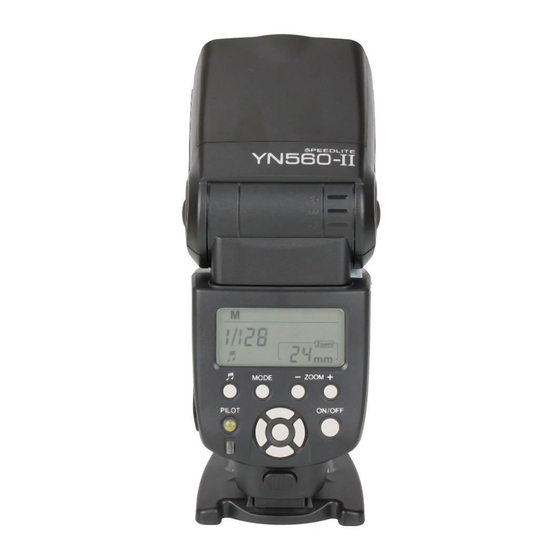 Yongnuo YN560 II Gebrauchsanweisung