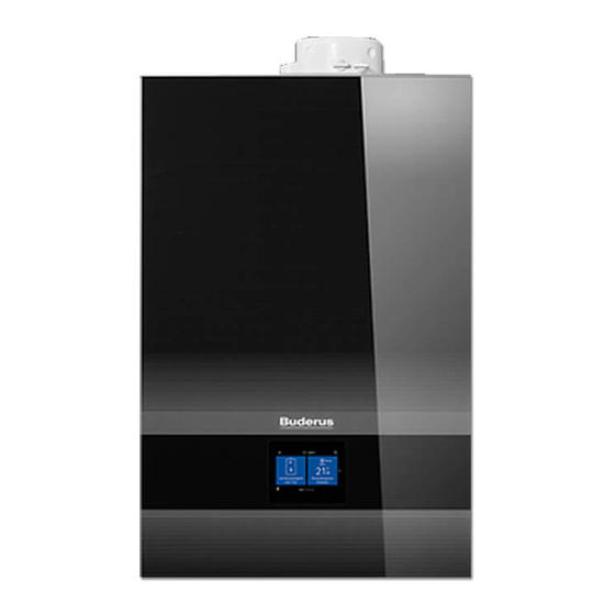 Buderus Logamax plus GB192i.2-15 W H Bedienungsanleitung