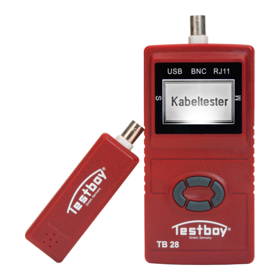 TESTBOY TB 28 Bedienungsanleitung