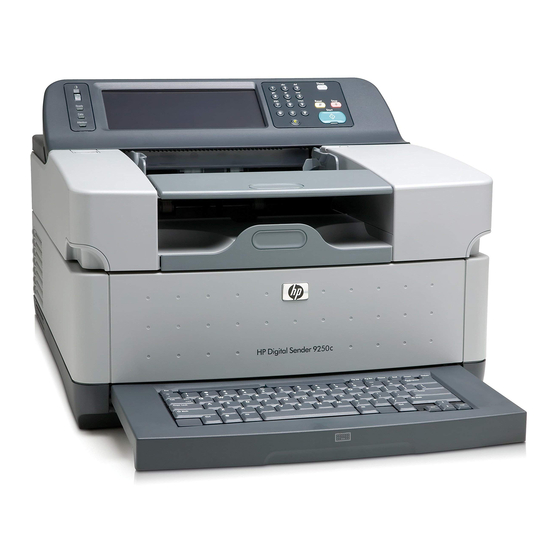 HP 9250C Digital Sender Kurzanleitung
