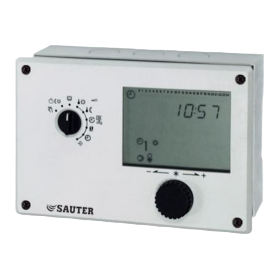 Sauter equitherm EQJW146F001 Kurzbedienungsanleitung