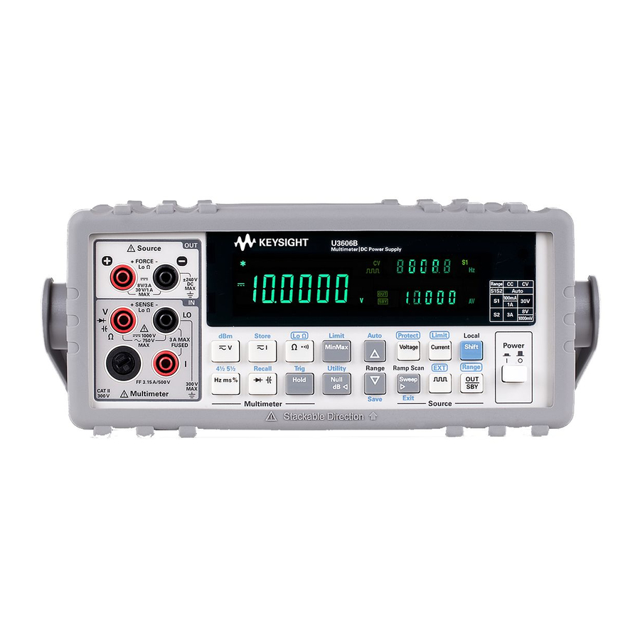 Agilent Technologies U3606A Benutzerhandbuch