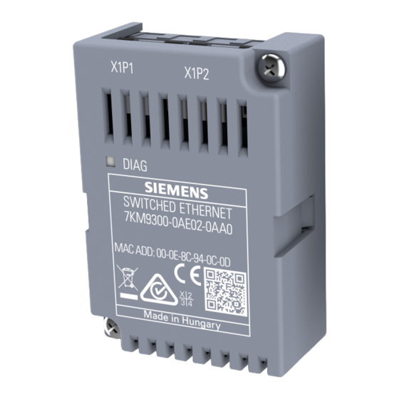 Siemens SENTRON 7KM Gerätehandbuch