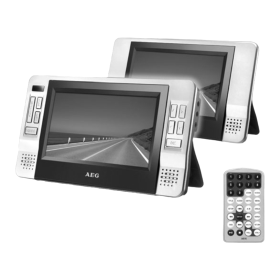 AEG CM DVD 7002 Bedienungsanleitung