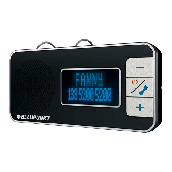 Blaupunkt BT Drive Free 311 Bedienungsanleitung