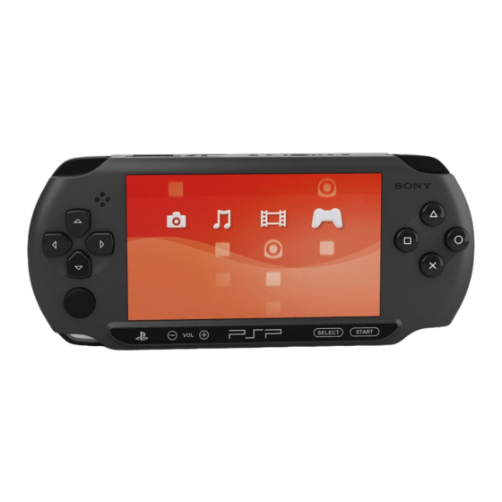 Sony PSP-S360 E Bedienungsanleitung