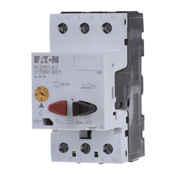 Eaton PKZ series Montageanweisung