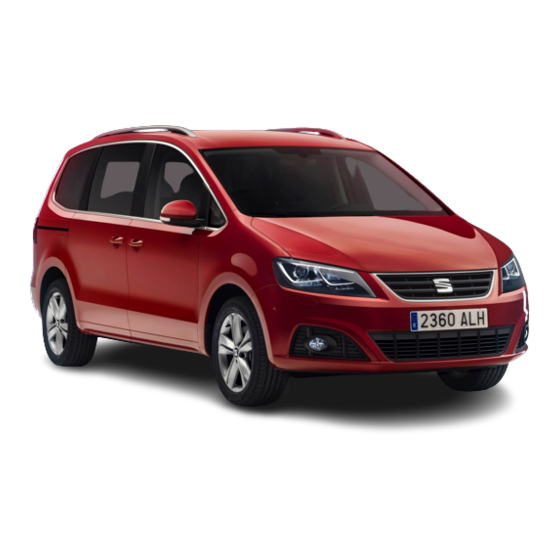 Seat Alhambra 2015 Betriebsanleitung