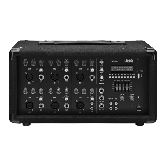 IMG STAGELINE PMX-164 Bedienungsanleitung