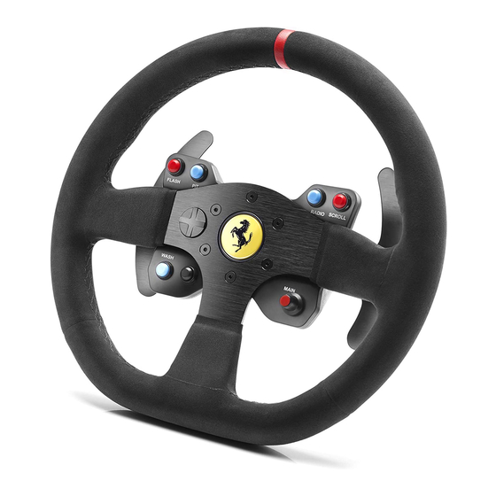 Thrustmaster 599XX EVO 30 Wheel Add-on Alcantara Edition Benutzerhandbuch