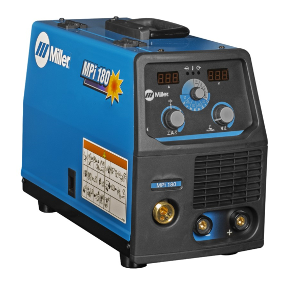 Miller MPi 180 Betriebsanleitung