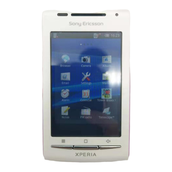 Sony Ericsson Xperia E15i Bedienungsanleitung