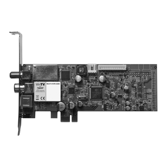 Hauppauge WinTV-HVR-4400 HD Installationsanleitung